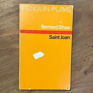 Bernard Shaw : Saint Joan by Penguin Plays vintage 1969